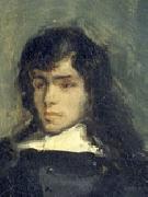 Eugene Delacroix Autoportrait dit en Ravenswood ou en Hamlet oil painting artist